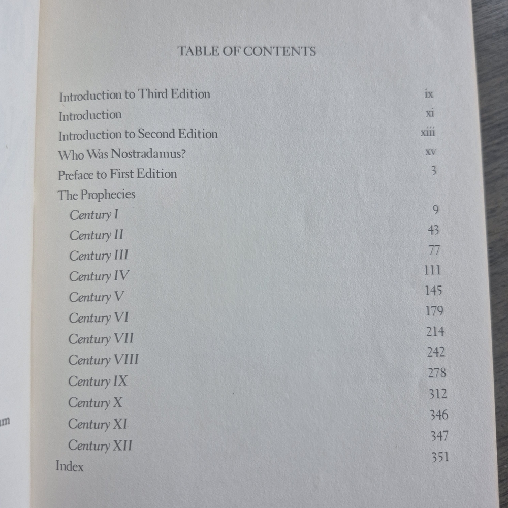 The Complete Prophecies of Nostradamus Book - Picture 7 of 10